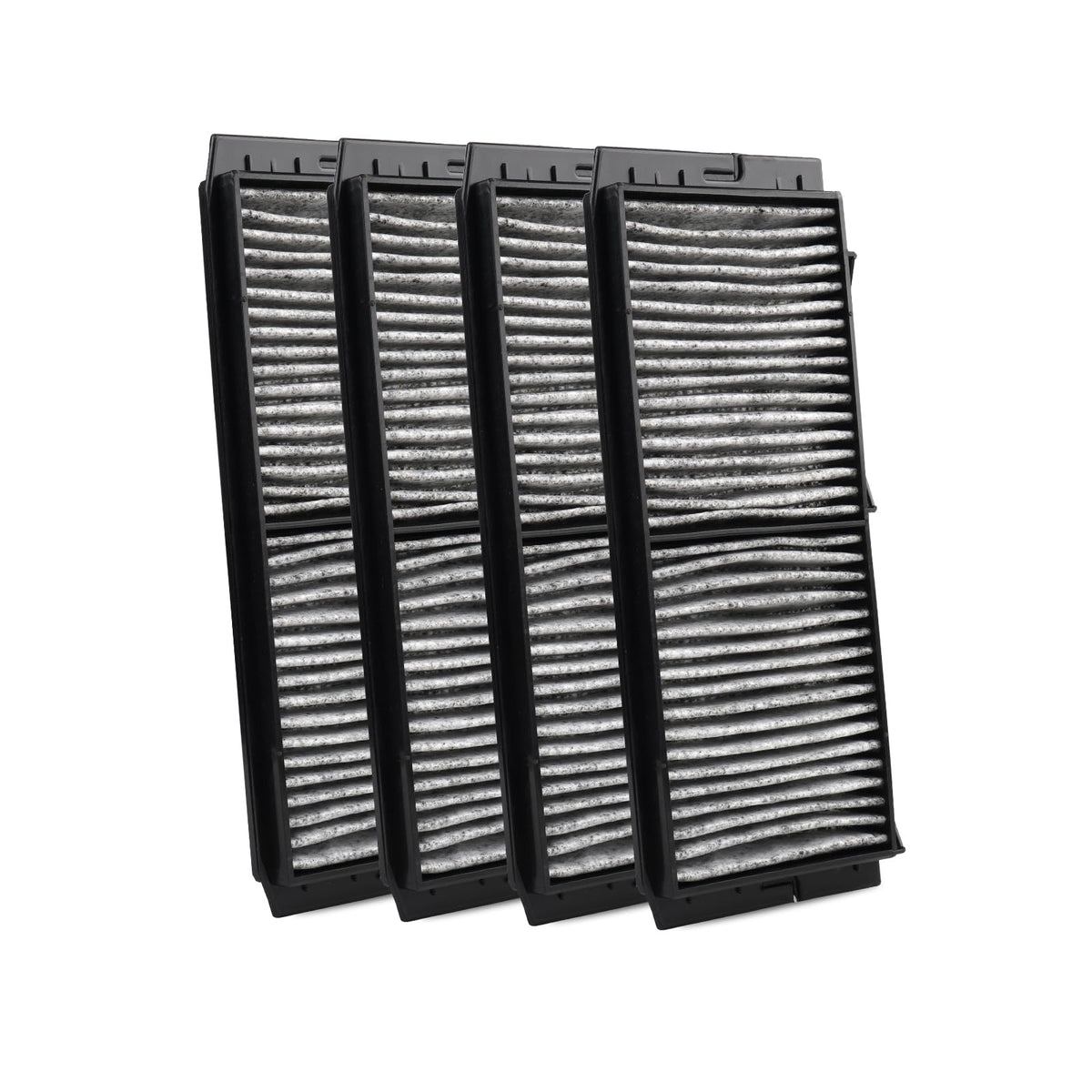 Forccord 4-PACK HEPA Cabin Air Filter Fits for Mazda 3 2010-2013, Mazda 3 Sport 2010-2014 Activated Carbon Cabin Filter Replacem
